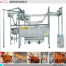 <b>燒雞、鴨過油懸掛式油炸生產(chǎn)線</b>